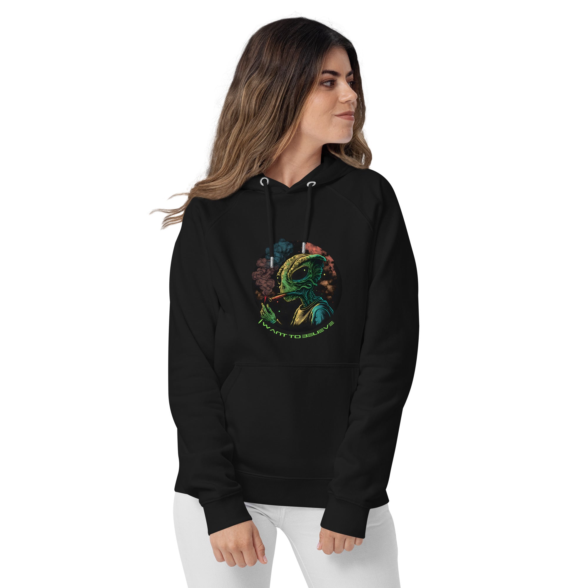 Unisex eco raglan hoodie - ZUZU