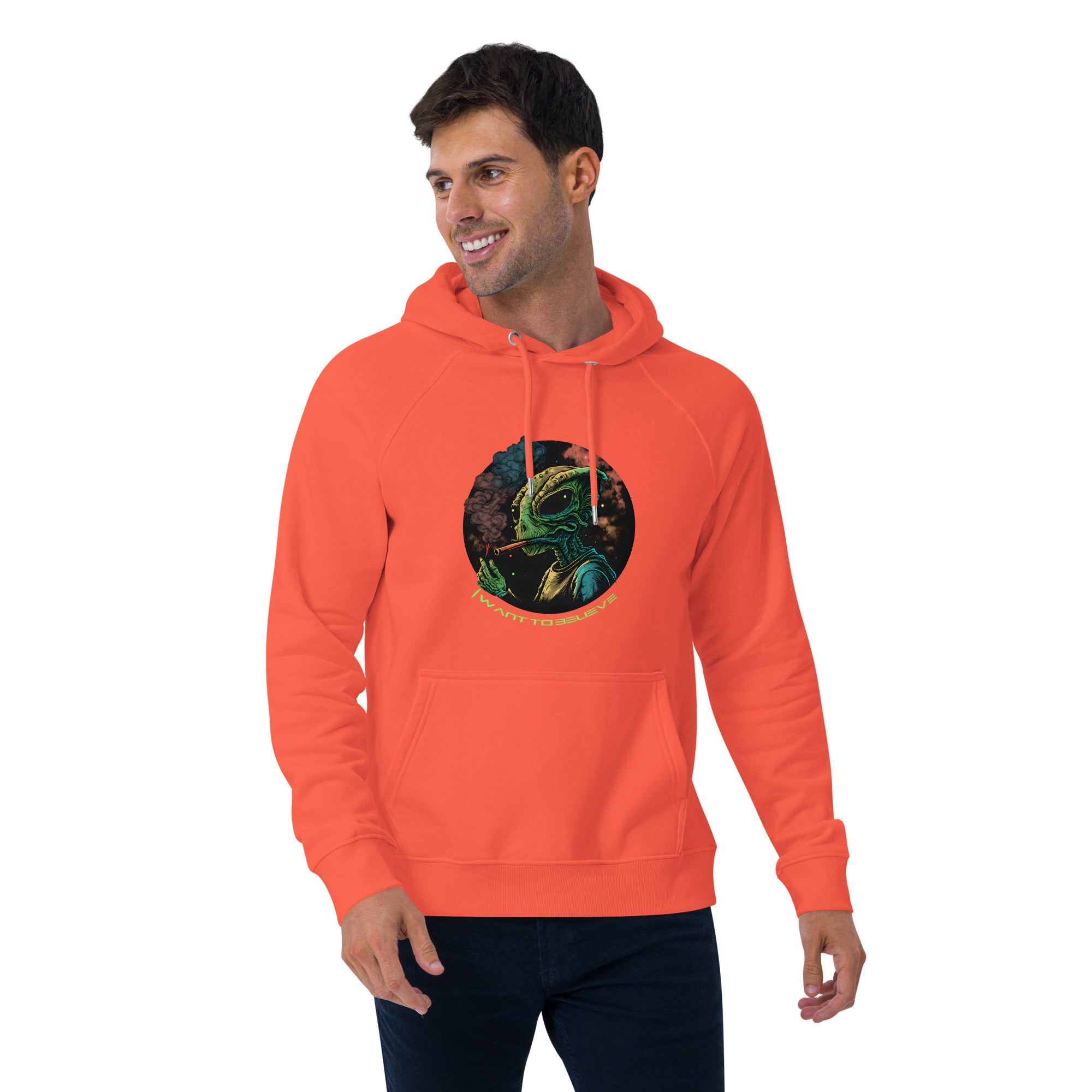 Unisex eco raglan hoodie - ZUZU