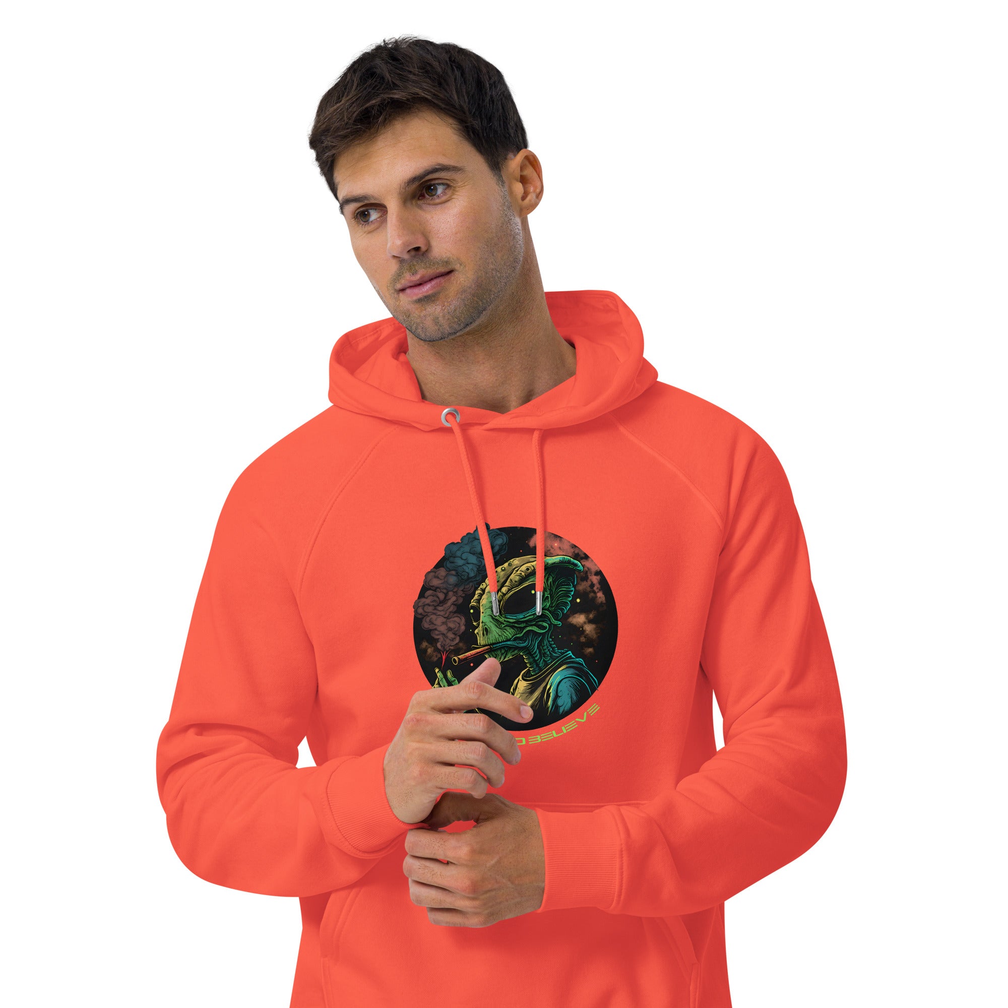 Unisex eco raglan hoodie - ZUZU