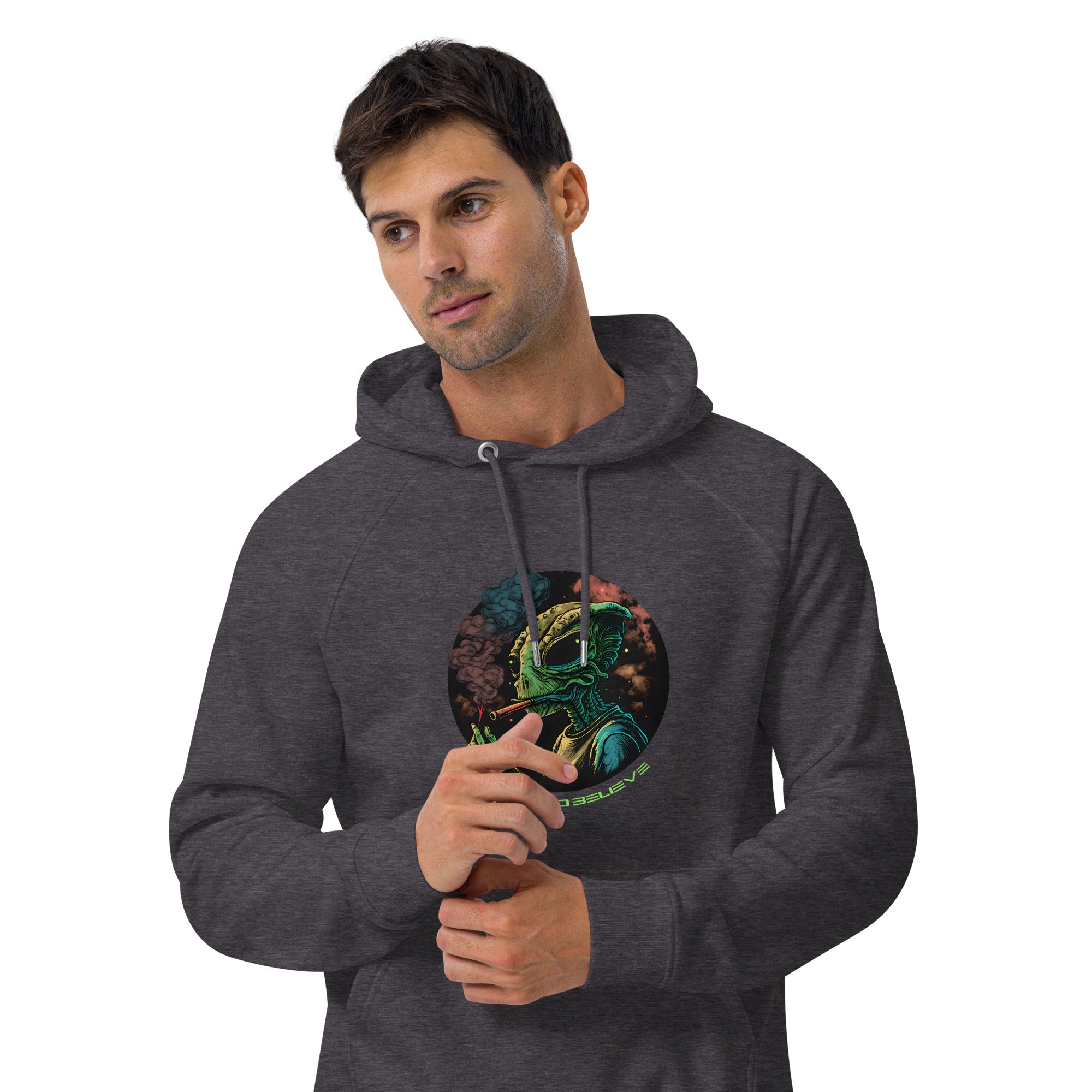 Unisex eco raglan hoodie - ZUZU