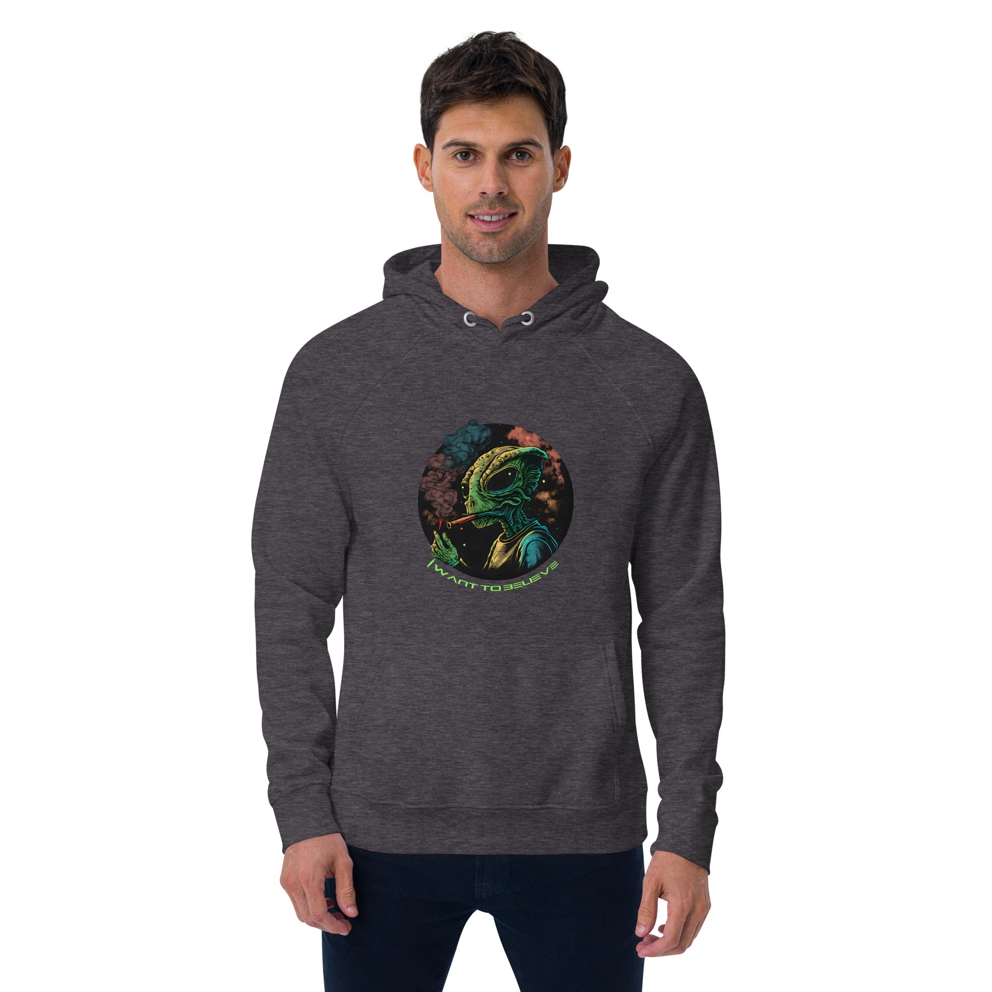 Unisex eco raglan hoodie - ZUZU