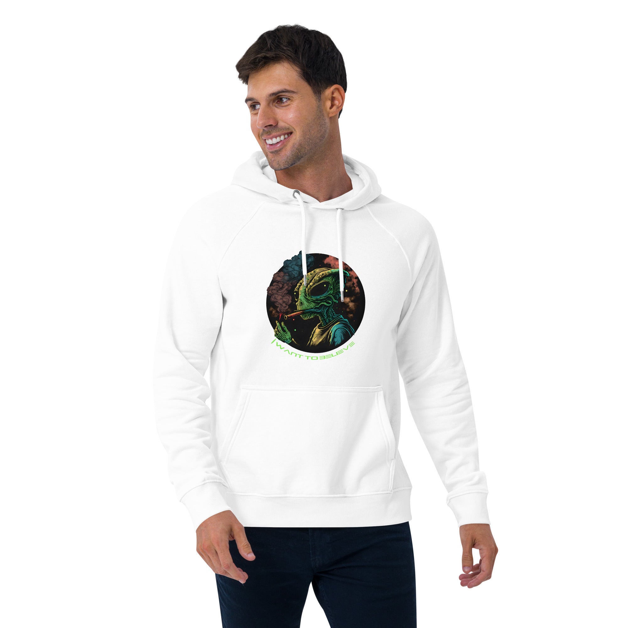 Unisex eco raglan hoodie - ZUZU