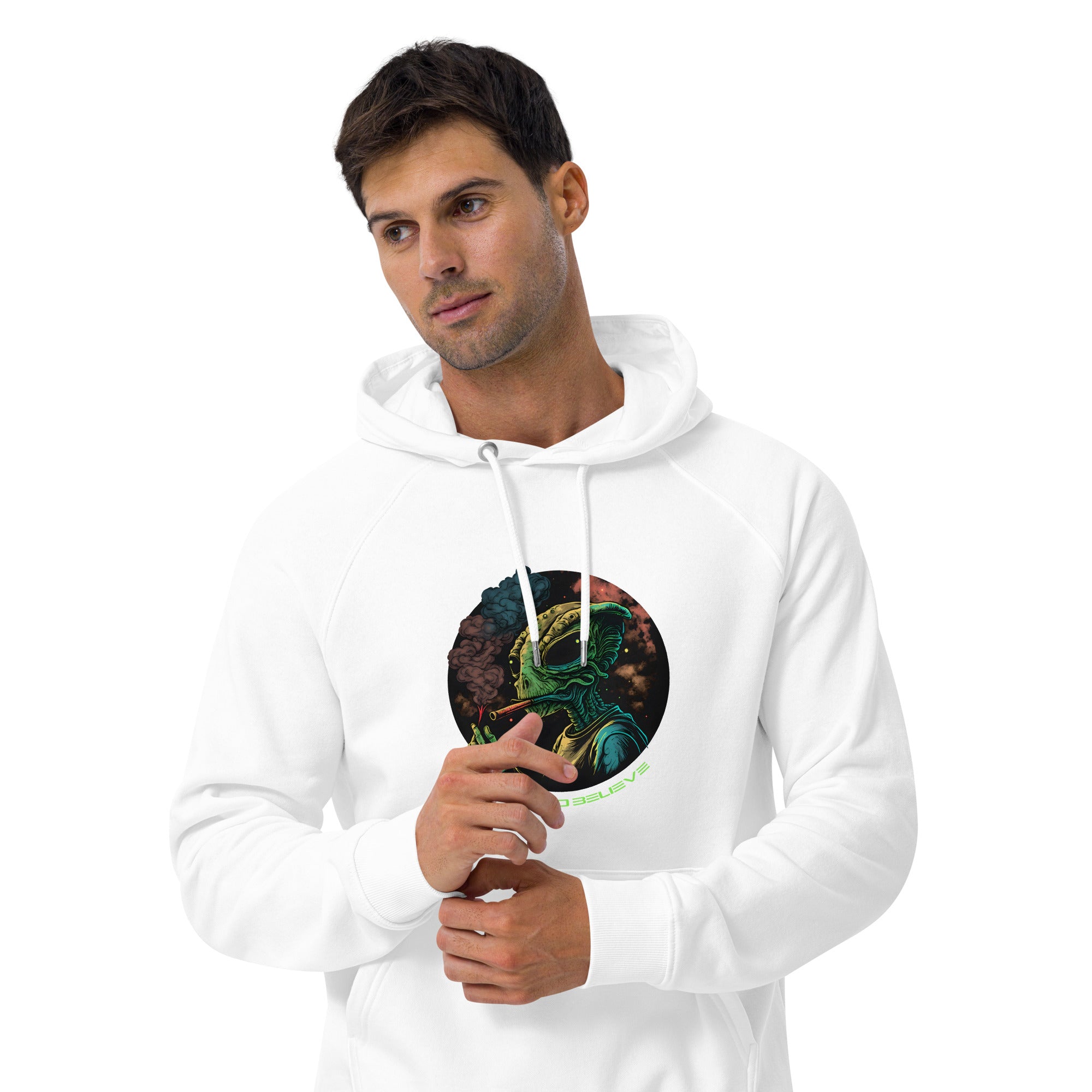 Unisex eco raglan hoodie - ZUZU