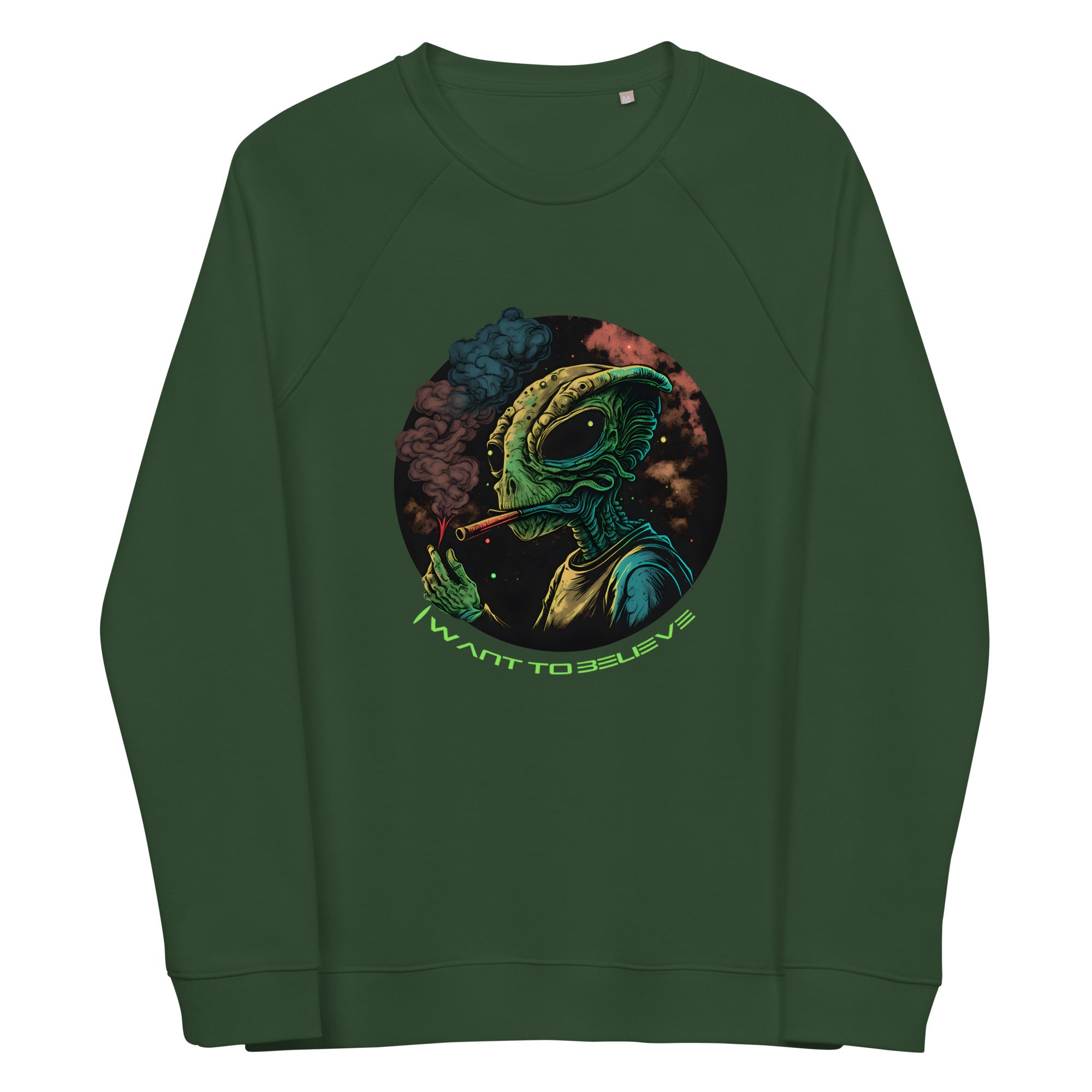 Unisex organic raglan sweatshirt - ZUZU