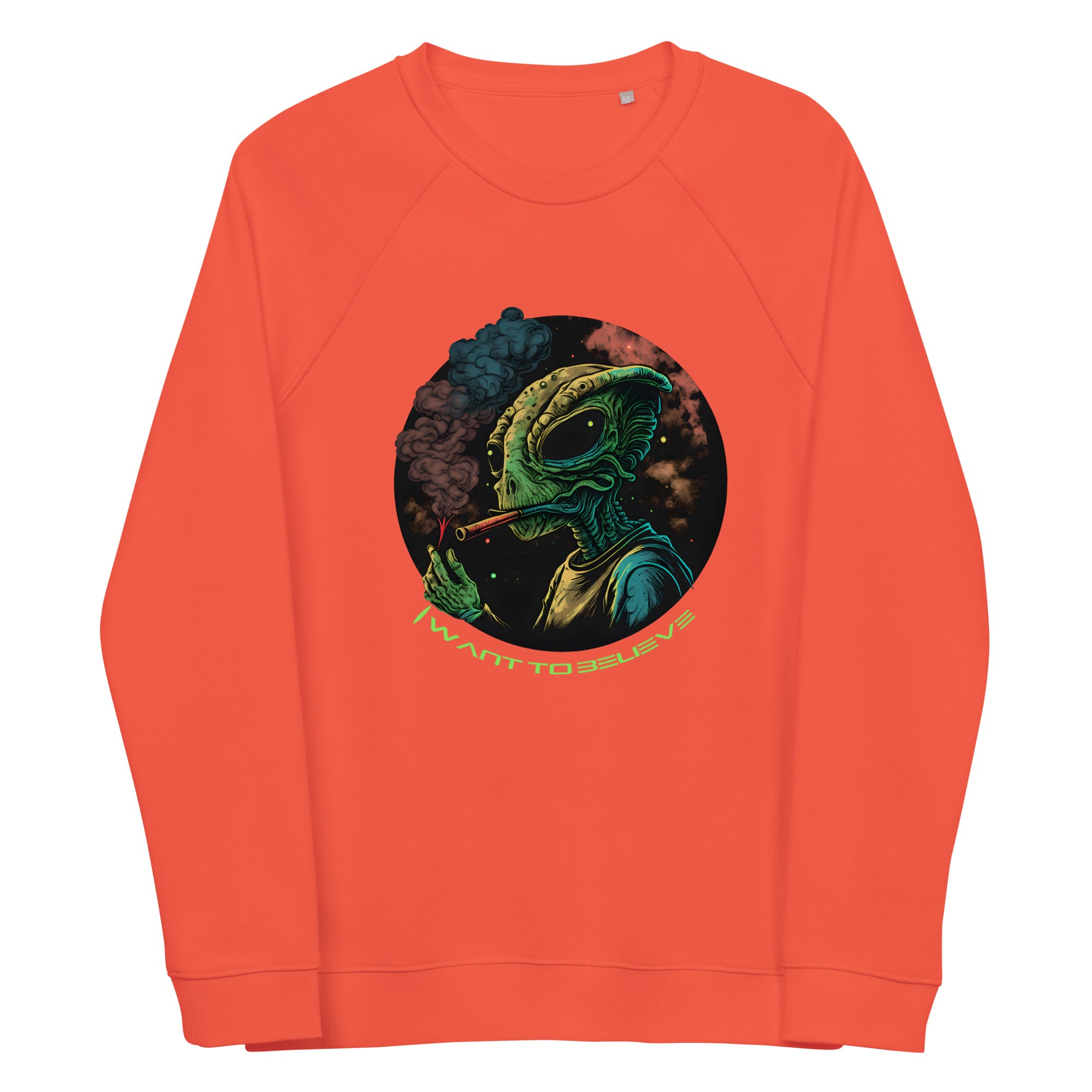 Unisex organic raglan sweatshirt - ZUZU