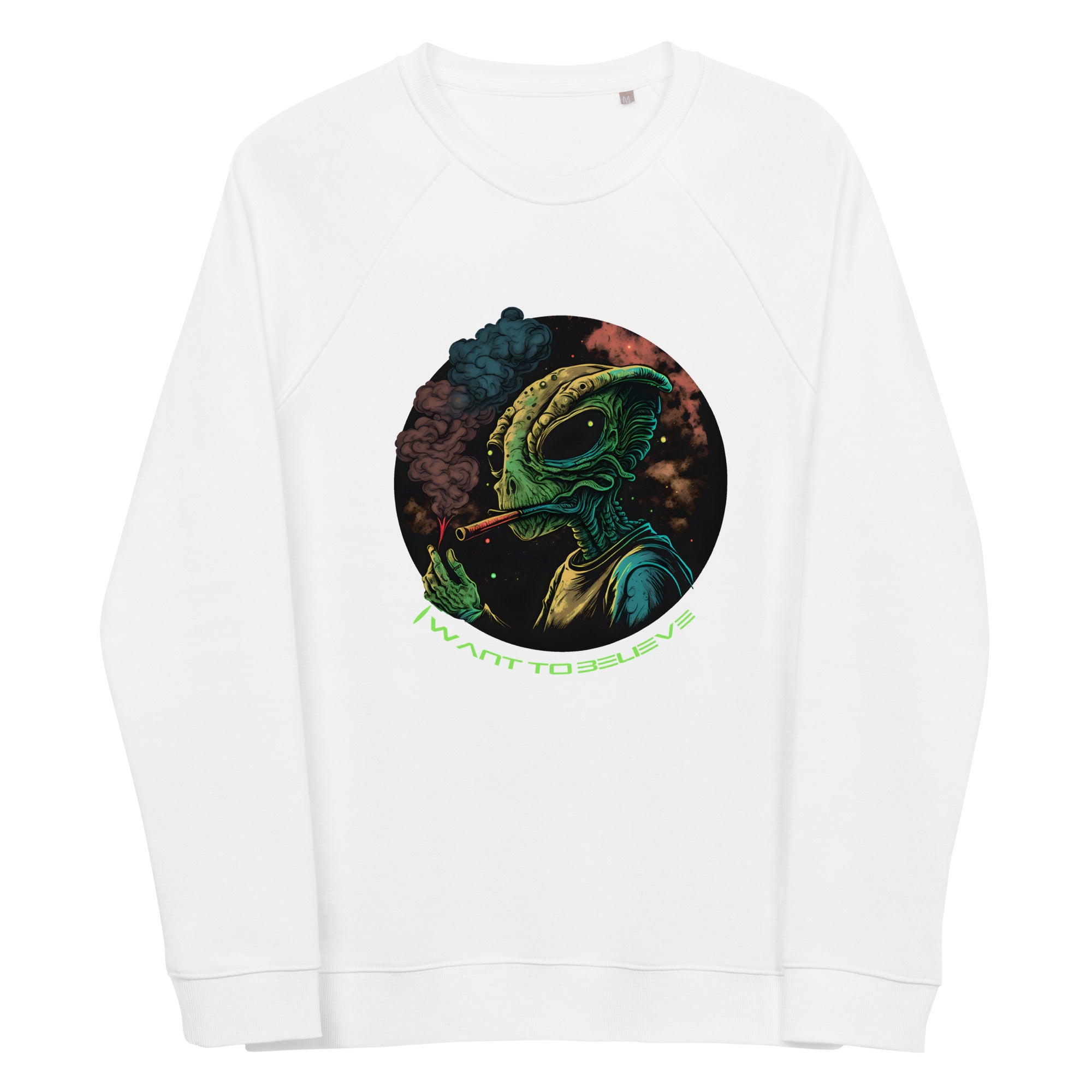 Unisex organic raglan sweatshirt - ZUZU